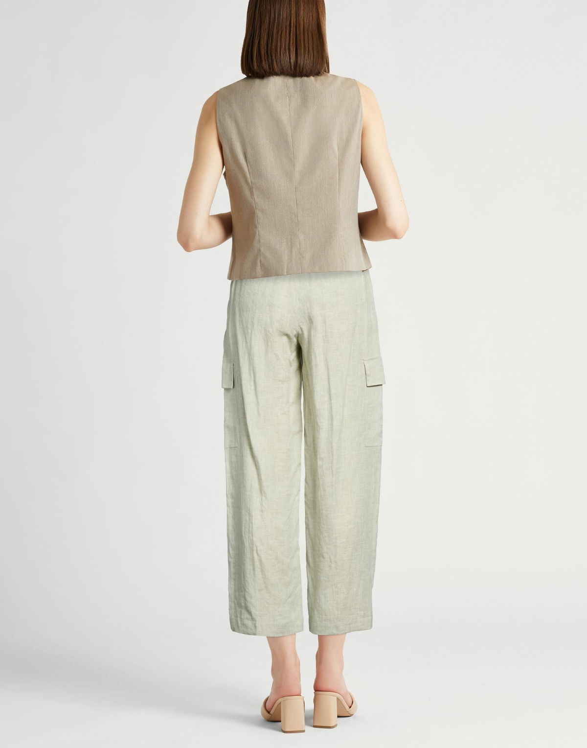 Peserico Womens Pants in Off white