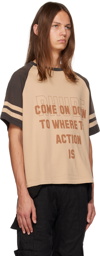 Rhude Brown 'Action' T-Shirt
