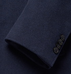 Canali - Wool and Cashmere-Blend Overcoat - Blue