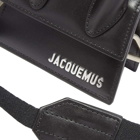 Jacquemus Men's Le Chiquito Homme Mini Bag in Black