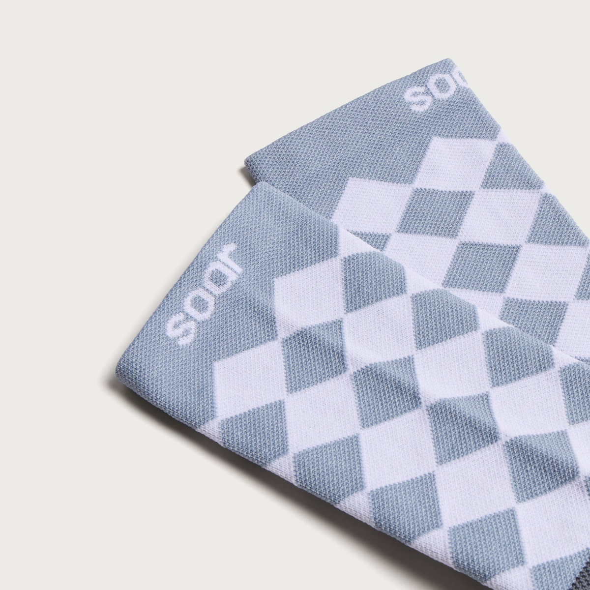 SOAR Men's Diamond Crew Sock in Lilac