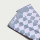 SOAR Men's Diamond Crew Sock in Lilac