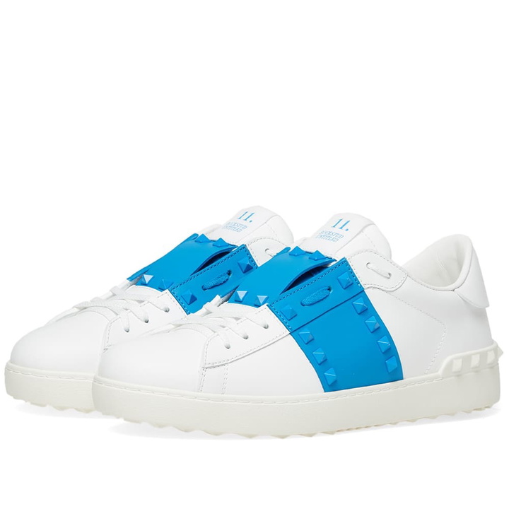 Photo: Valentino Rockstud Untitled Open Low Sneaker