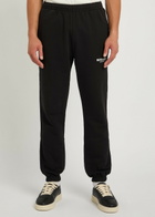 Represent Owners Club Logo-print Cotton Sweatpants Black