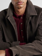 Boglioli - Cotton-Blend Corduroy Overshirt - Brown
