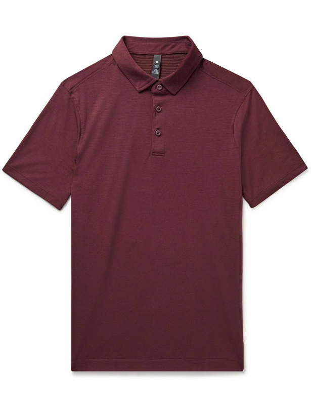 Photo: Lululemon - Evolution Stretch-Jersey Polo Shirt - Purple