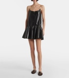Alaïa Slip leather romper