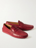 Tod's - Gommino Leather Driving Shoes - Red