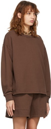 Bode SSENSE Exclusive Brown Pullover Sweatshirt