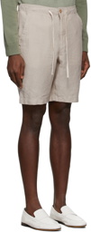 Vince Beige Lightweight Hemp Shorts