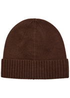 Polo Ralph Lauren Logo-embroidered Wool Beanie - Brown - One Size
