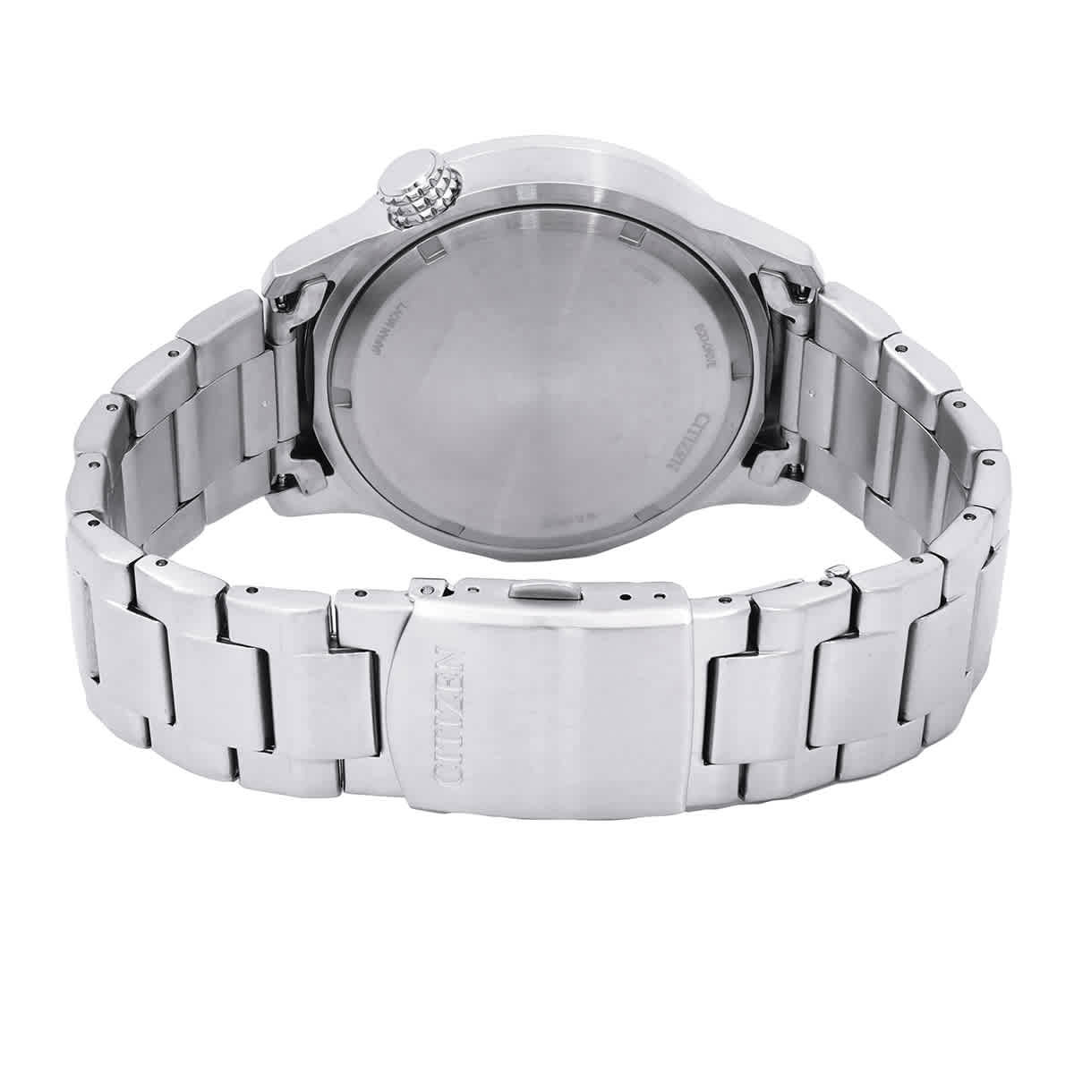 Citizen Orologio Uomo Eco-Drive BM7551-84X, Cassa In Acciaio 43mm, Quadrante Verde, Vetro Minerale, Impermeabile 10 Bar (100m) - 3