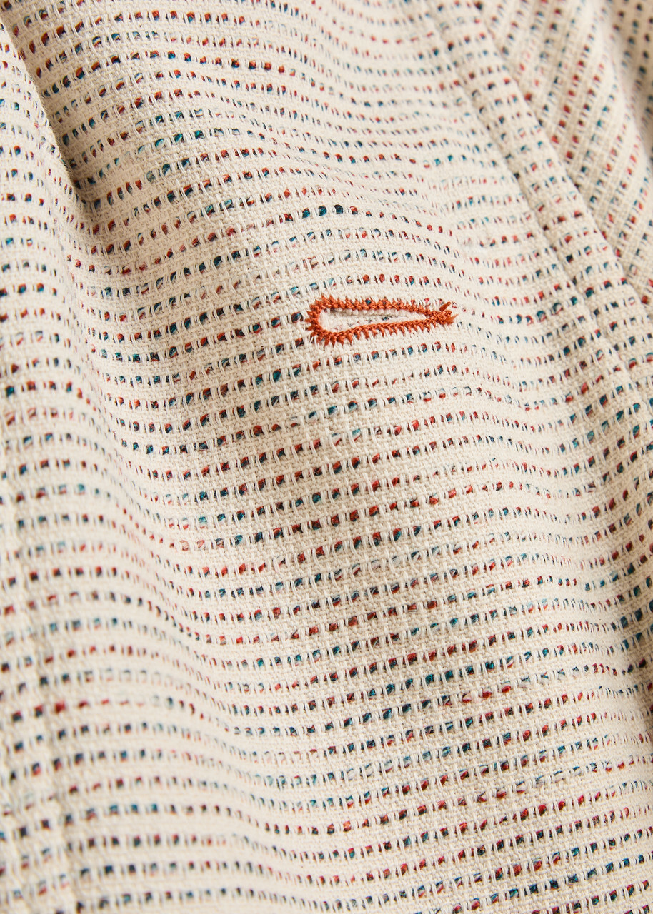 PS Paul Smith Woven Cotton-blend Overshirt Ecru