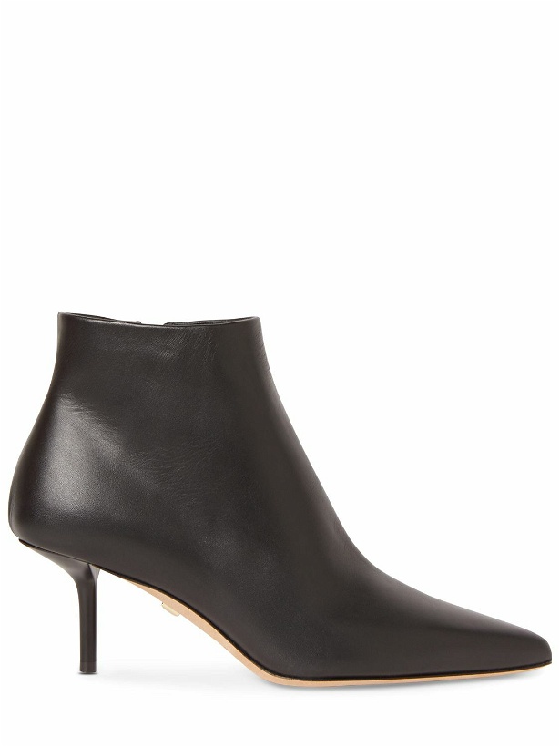 Photo: MAX MARA - 65mm Leather Ankle Boots