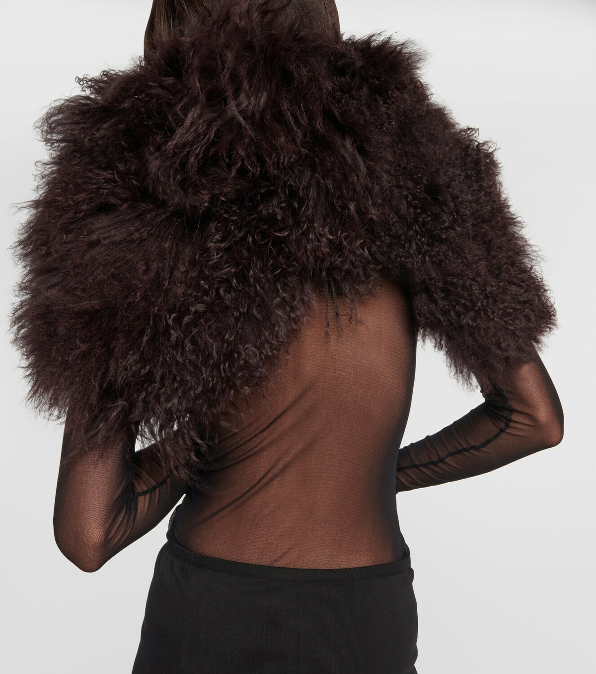 Ann Demeulemeester Ragna shearling collar