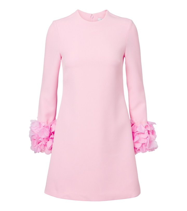 Photo: Safiyaa Reffie floral-appliqué crêpe minidress