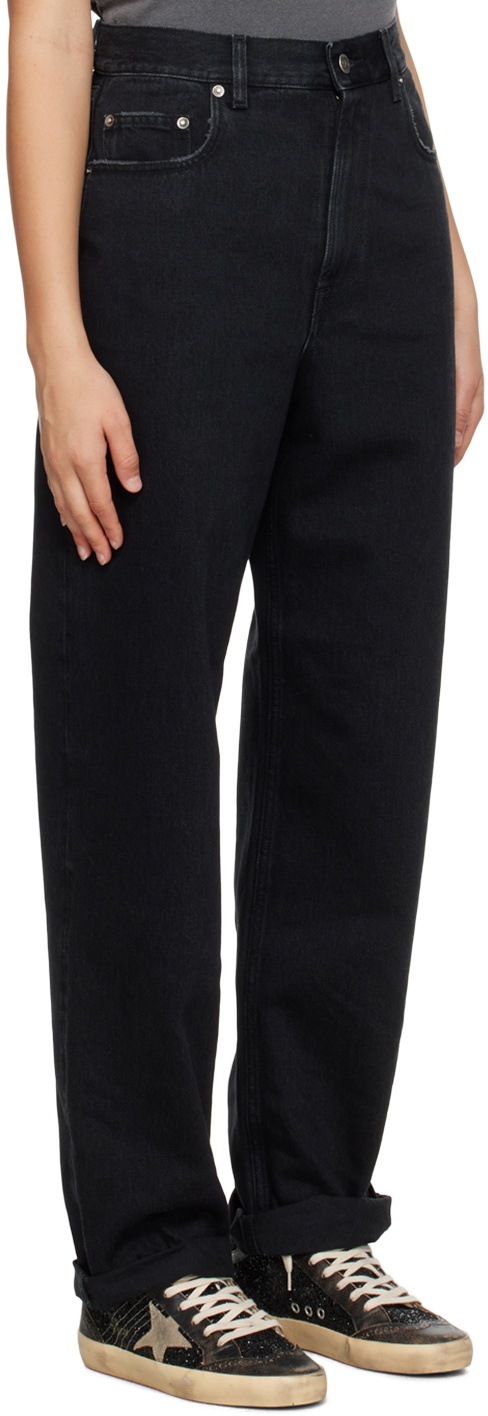 Golden Goose Black Wide-Leg Jeans