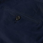 Beams Plus Men's 2 Pleat Chino in Navy