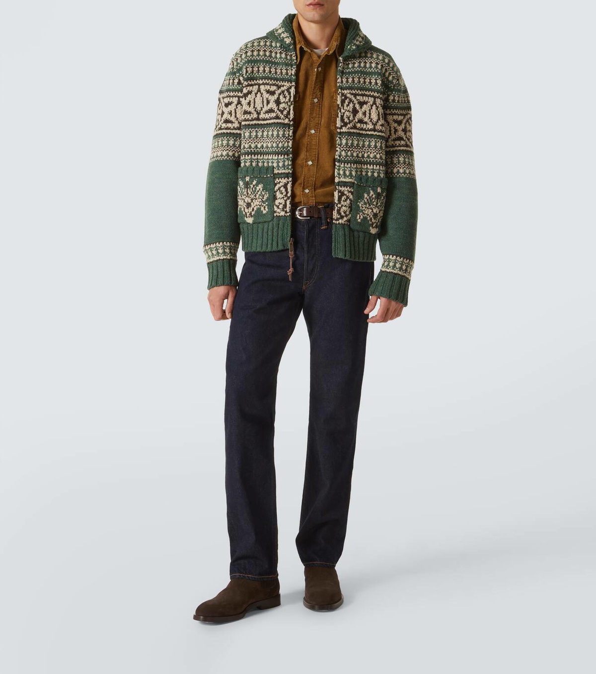 RRL Wool zip-up sweater RRL