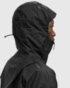 Satisfy Running Pertex 3L Rain Fly Jacket Black Mens Windbreaker