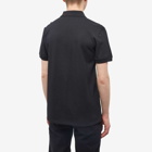 Alexander McQueen Men's Grafitti Logo Polo Shirt in Black