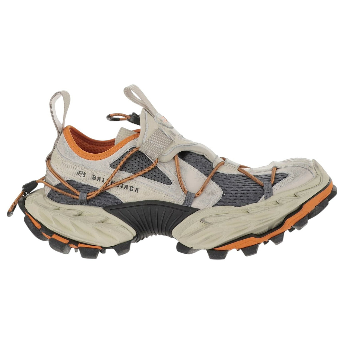 スニーカー Balenciaga Synthetic Leather And Mesh Hike Sneakers Balenciaga Multicolor Synthetic Leather And Mesh Hike