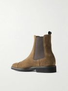 TOM FORD - Suede Chelsea Boots - Brown