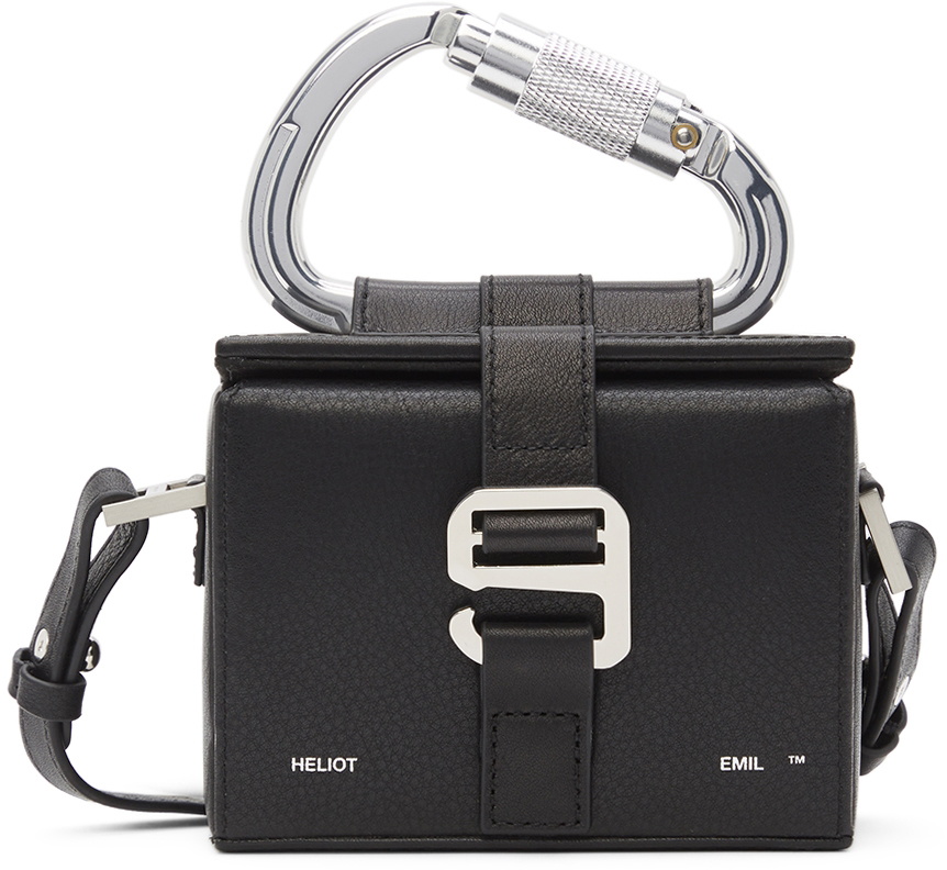 HELIOT EMIL Black Mini Crossbody Shoulder Bag Heliot Emil