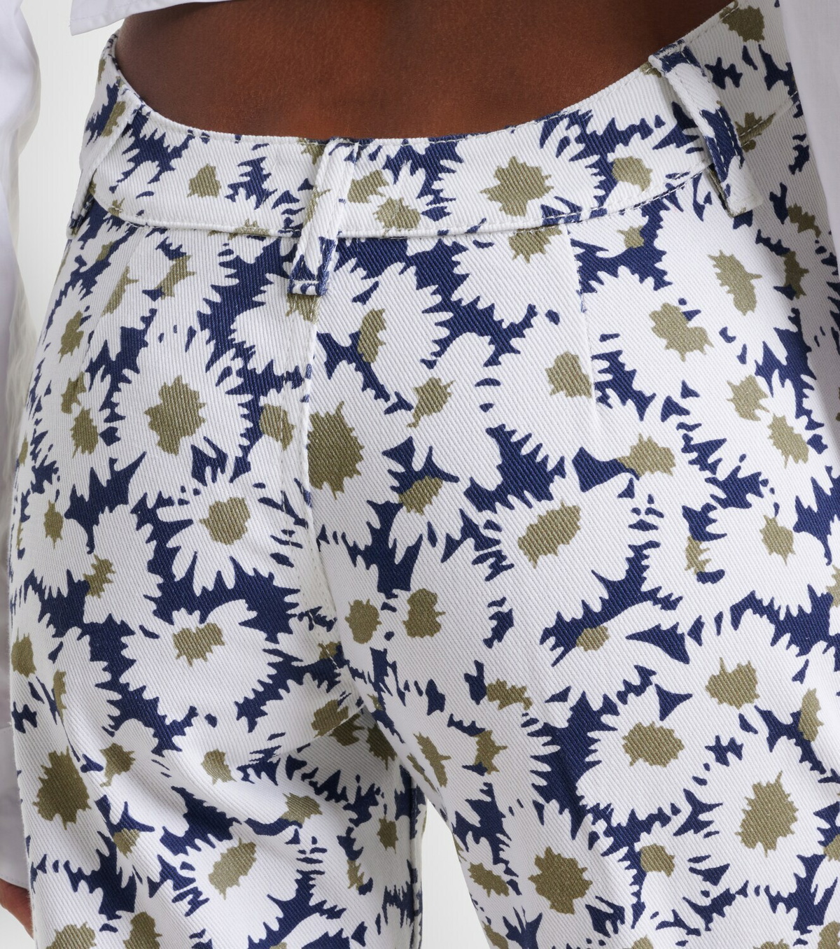 Jean Paul Gaultier Floral flared jeans
