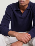 Thom Sweeney - Cotton Polo Sweater - Blue
