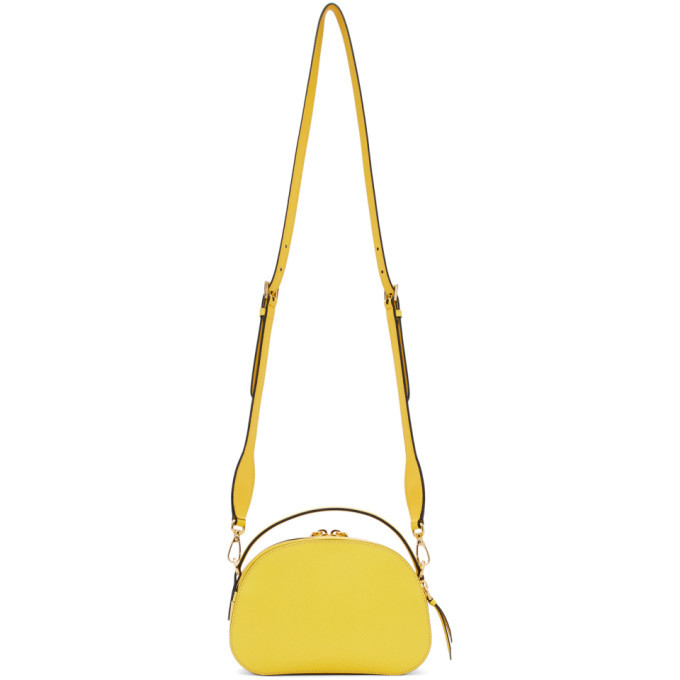 Prada Yellow Saffiano Odette Bag Prada