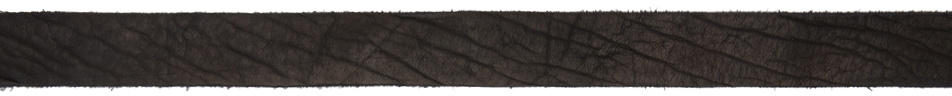 Guidi Black Leather Belt