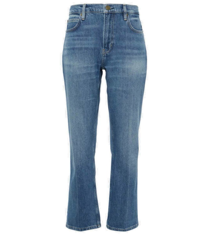 Photo: Frame 70's cropped bootcut jeans