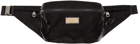Dolce & Gabbana Black Sicilia DNA Nylon Belt Bag
