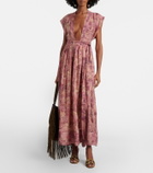 Isabel Marant Melissa printed silk voile maxi dress