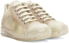 Rick Owens Beige Transparent Sneakers