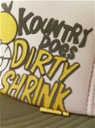 KAPITAL - Dirty Shrink Printed Colour-Block Scuba and Mesh Trucker Cap