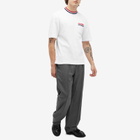 Thom Browne Men's Stripe Tipped Textured T-Shirt in White