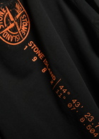 Stone Island Logo-print Cotton T-shirt Black