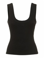 ALEXANDER WANG Cotton Tank Top with embossed Logo