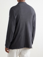 James Perse - Cotton-Twill Polo Shirt - Blue