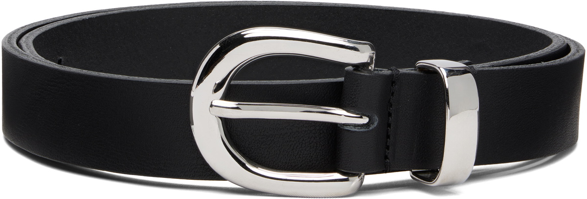 Sunflower Black Simple 2.5cm Belt