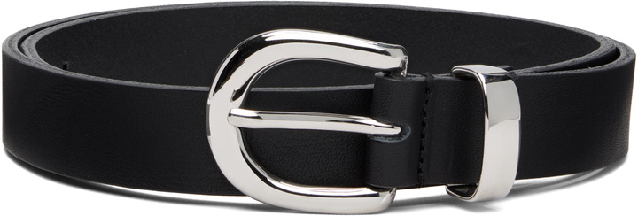 Photo: Sunflower Black Simple 2.5cm Belt
