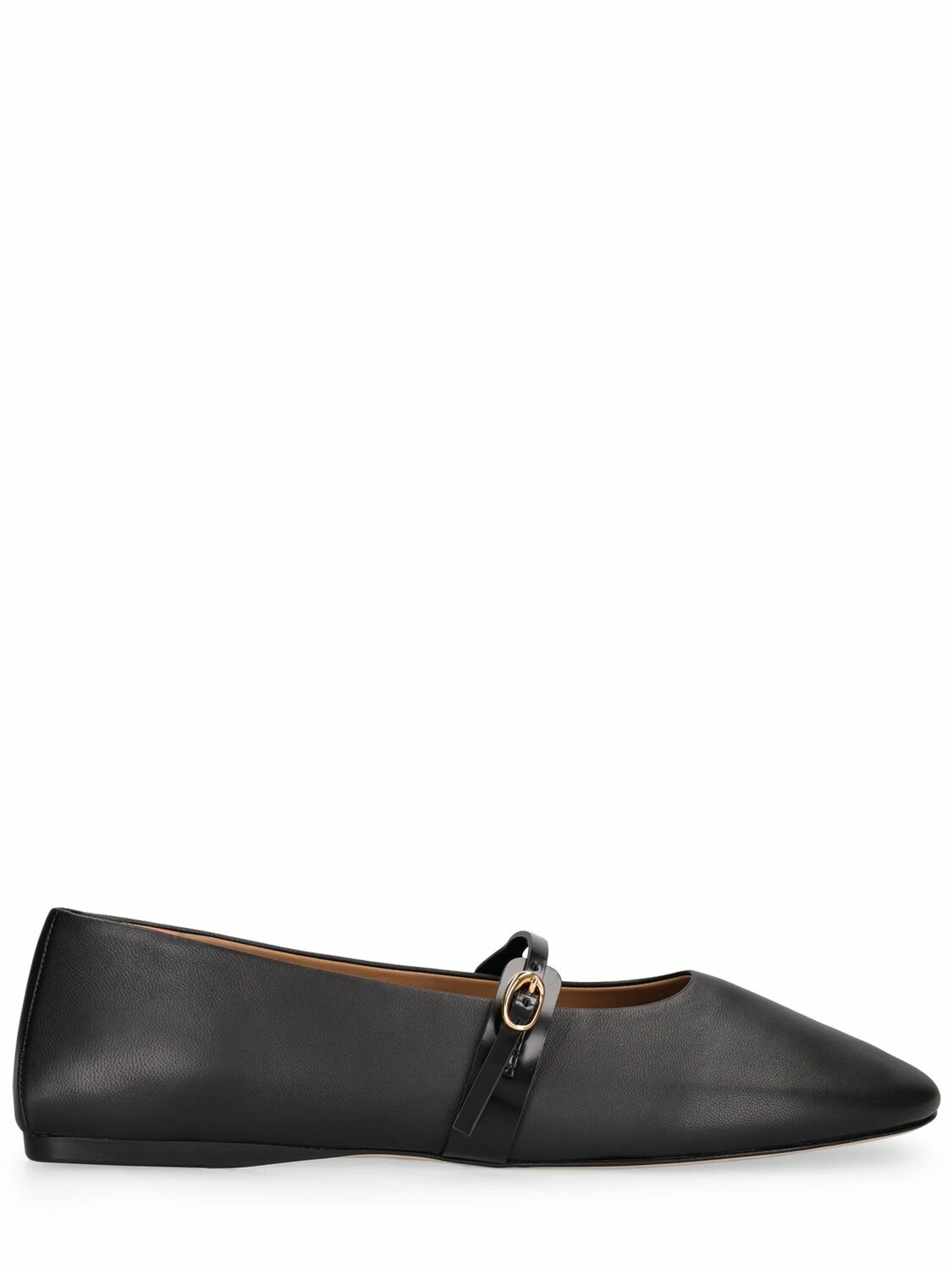 JACQUEMUS - 10mm Leather Ballerina Flats Jacquemus