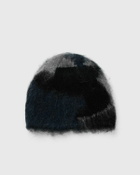 And Wander Shaggy knit cap Black Mens Beany