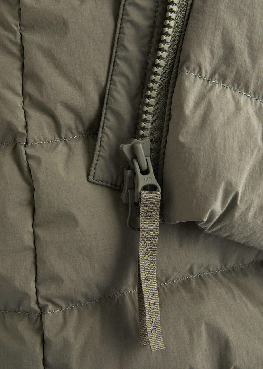 Canada Goose Clair Hooded Quilted Shell Coat Sage Canada Goose