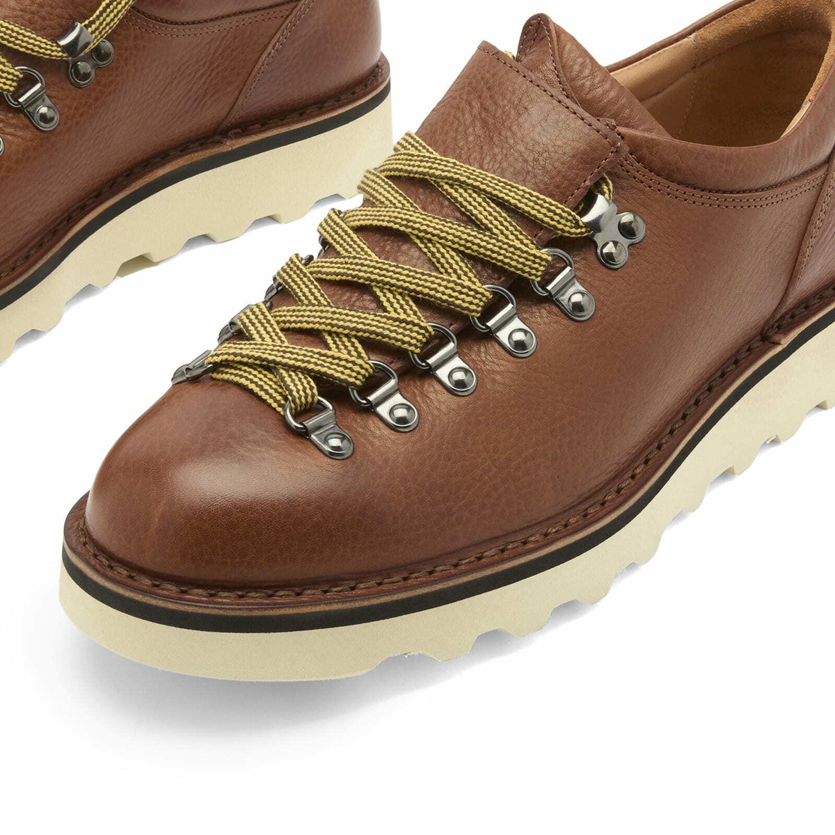 Fracap Men's M121 Commando Sole Low Hiking Shoe - Presented by END in Brandy