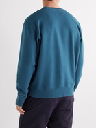 Folk - Cotton-Piqué Sweatshirt - Blue