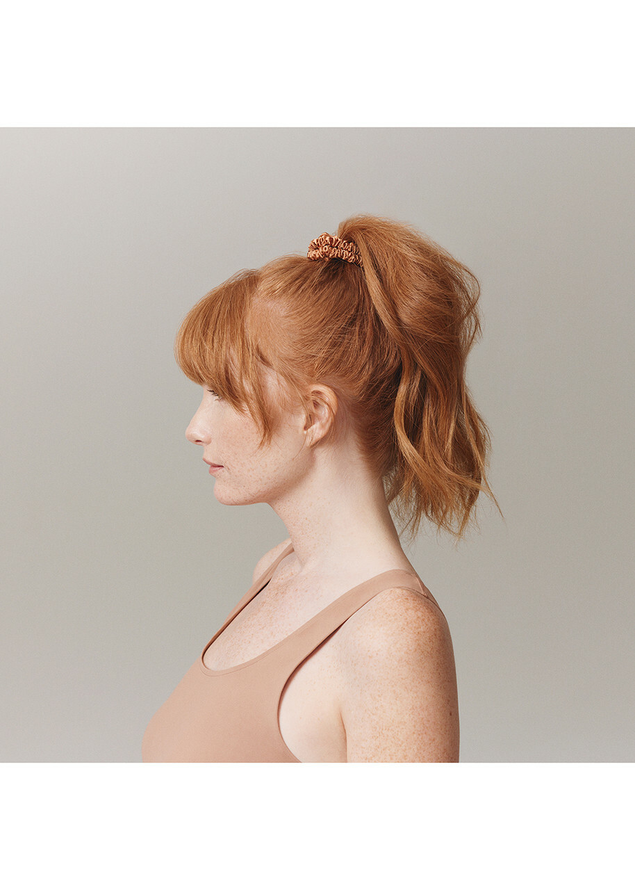 Slip Pure Silk Skinny Scrunchies - Copper