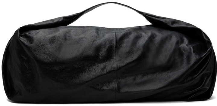 Photo: Fear of God Black Leather Large Shell Bag